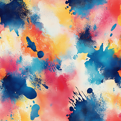 Abstract Splashes of Color