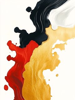 Abstract Splashes Of Color