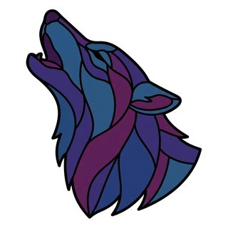 howling wolf head