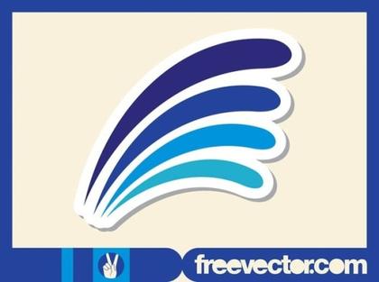 Abstract Sticker Free Vector