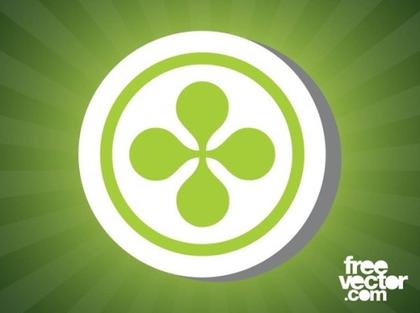 Abstract Sticker Image Free Vector