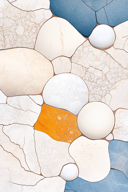 Abstract Stone Tile Pattern