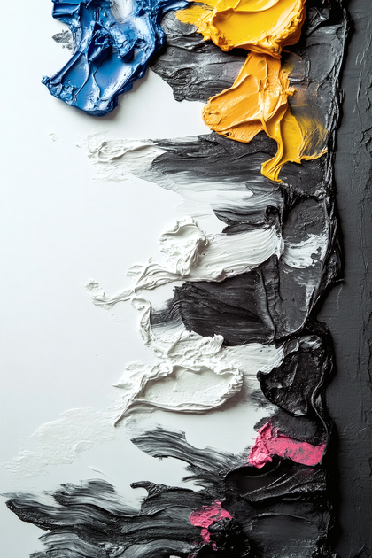 Abstract Strokes of Color