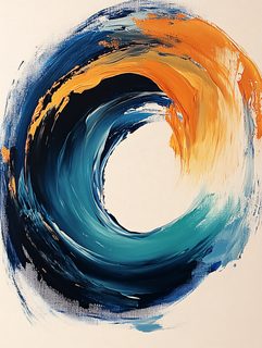 Abstract Swirl of Color