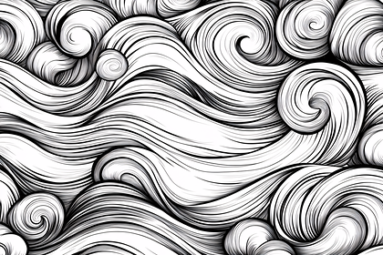 Abstract Swirling Lines
