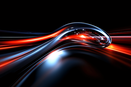 Abstract Swirls of Light