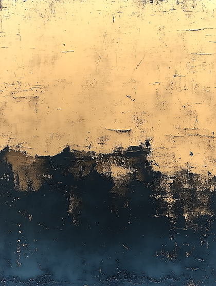 Abstract Texture in Gold and Blue