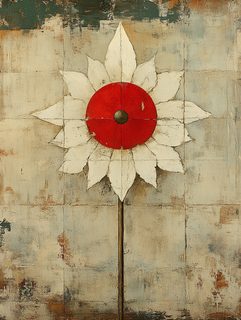 stylized flower painting