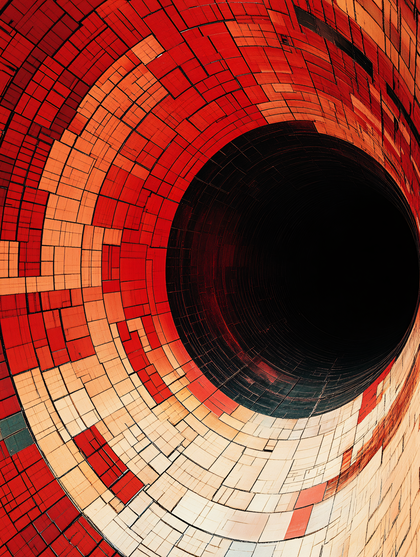 Abstract Tiled Tunnel