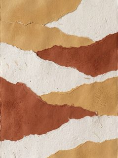 torn paper collage