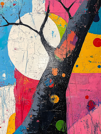 Abstract Tree Of Colors