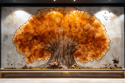 Abstract Tree Wall Art