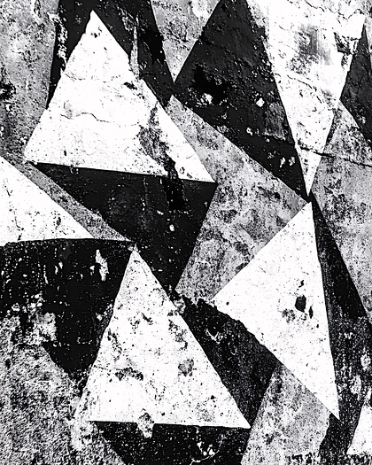 Abstract Triangle Wall Art