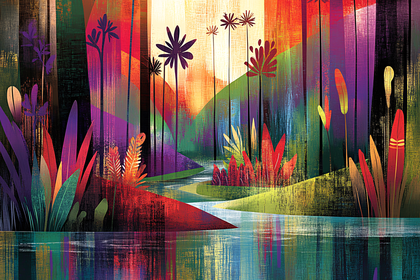 Abstract Tropical Forest