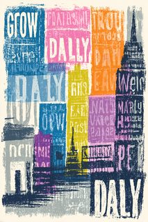 urban cityscape typography
