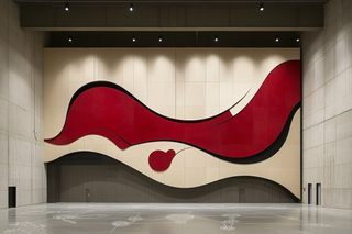Abstract Wall Art in Modern Space