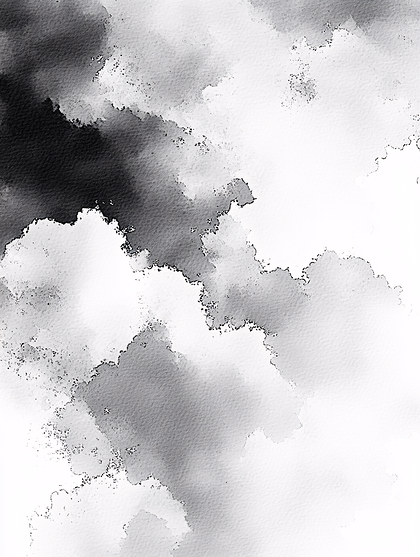 Abstract Watercolor Clouds