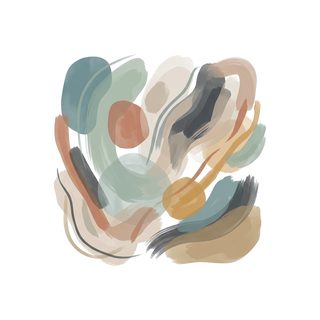 watercolor abstract shapes