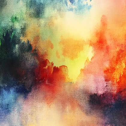 Abstract Watercolor Wash