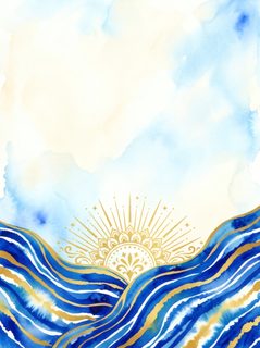 watercolor-waves-mandala