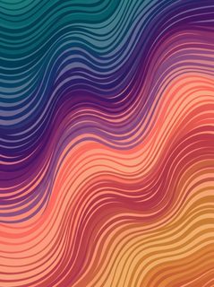 wavy gradient lines