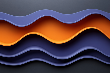 Abstract Wavy Layers