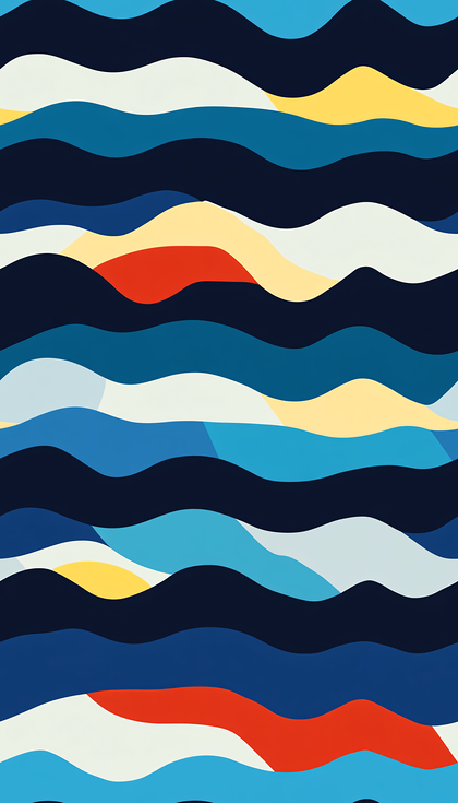 Abstract Wavy Stripes