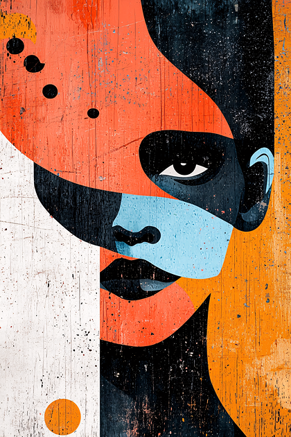 Abstract Woman Face