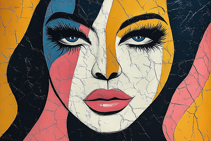 Abstract Woman Face