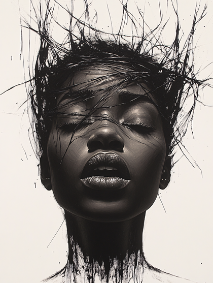 Abstract Woman Portrait