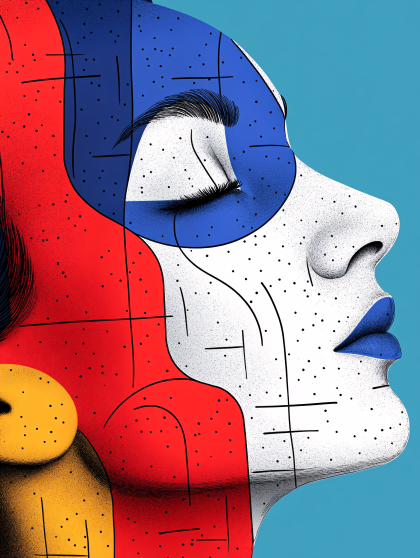 Abstract Woman Portrait