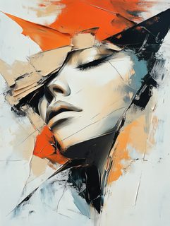 Abstract Woman Portrait