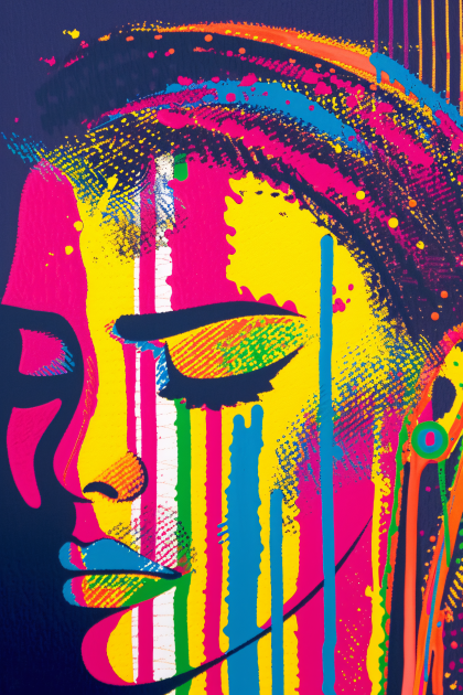 Abstract Woman Portrait