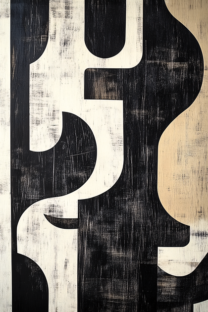 Abstract Wood Panel Design