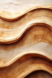 Abstract Wood Waves