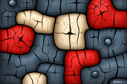 Abstract Wooden Blocks