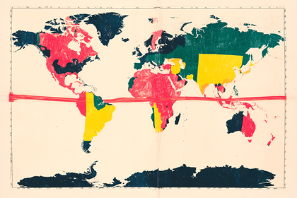 Abstract World Map
