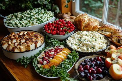 Abundant Buffet Spread