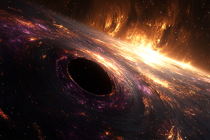 Accretion Disk Of A Black Hole