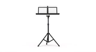 black music stand