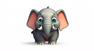 cute baby elephant