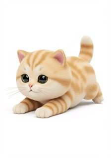 playful orange kitten
