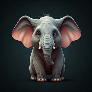 Cute Baby Elephant