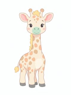Cute Baby Giraffe