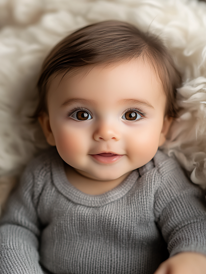 Adorable Baby Girl Portrait