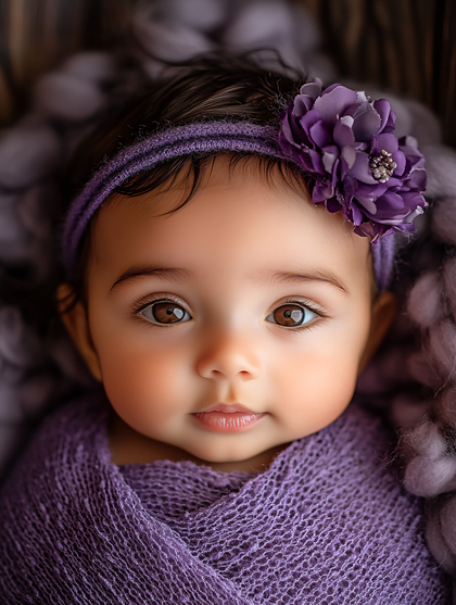 Adorable Baby Girl Portrait