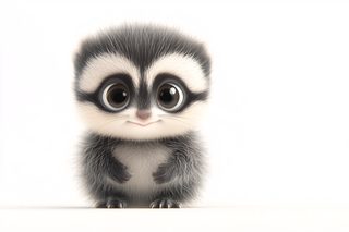 Adorable Baby Raccoon