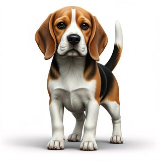 beagle puppy portrait