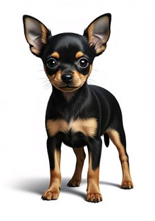 chihuahua puppy portrait