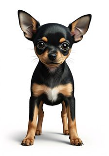chihuahua puppy portrait